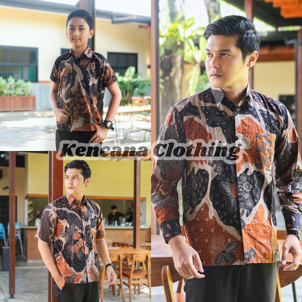 TERBARU Couple sweet || couple batik ayah dan anak cowok BATIK PULAU