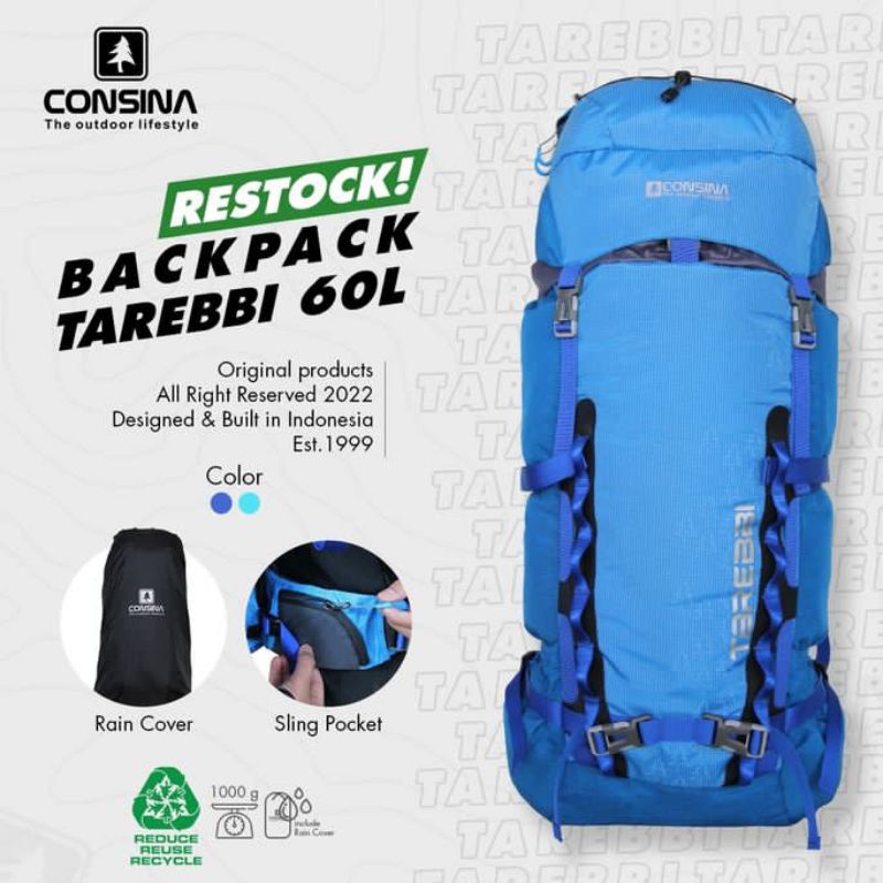 Tas Gunung Carrier Consina Tarebbi 60 L