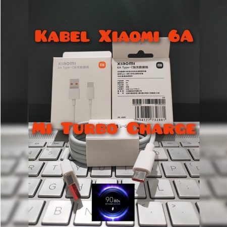 KABEL DATA XIAOMI TURBO CHARGE TYPE C ORIGINAL 5A FAST CHARGING