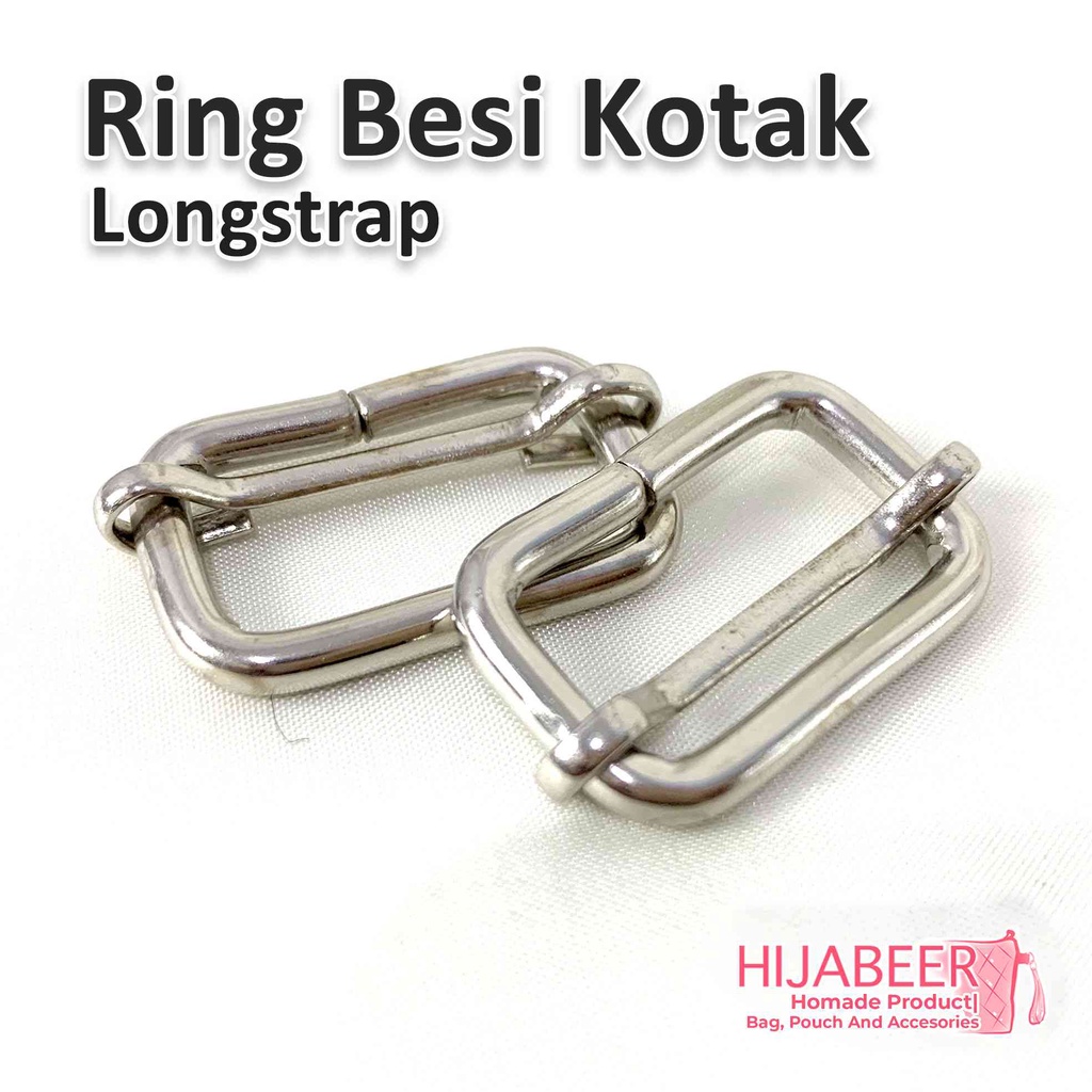 Ring Jalan Nikel 2,5 cm Tebal 4mm Aksesoris Tas/10 pcs