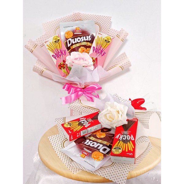 Buket coklat mini 1 Hari Jadi / Mini Bouquet Choco/ buket bunga / buket snack