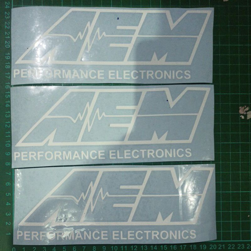 Stiker/Sticker AEM Perfromance Electronic Cutting