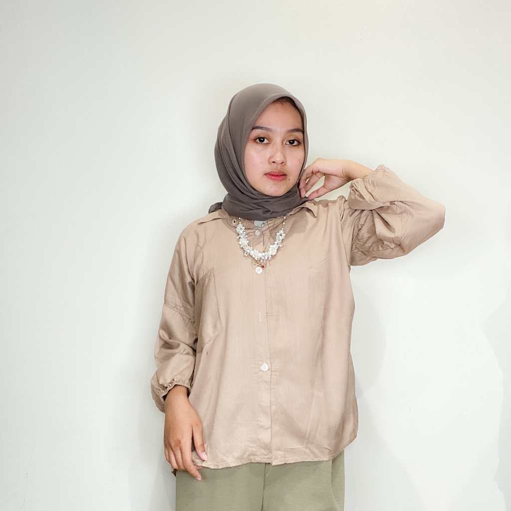 Kemeja Wanita Rayon Twill - Sabilla Shirt