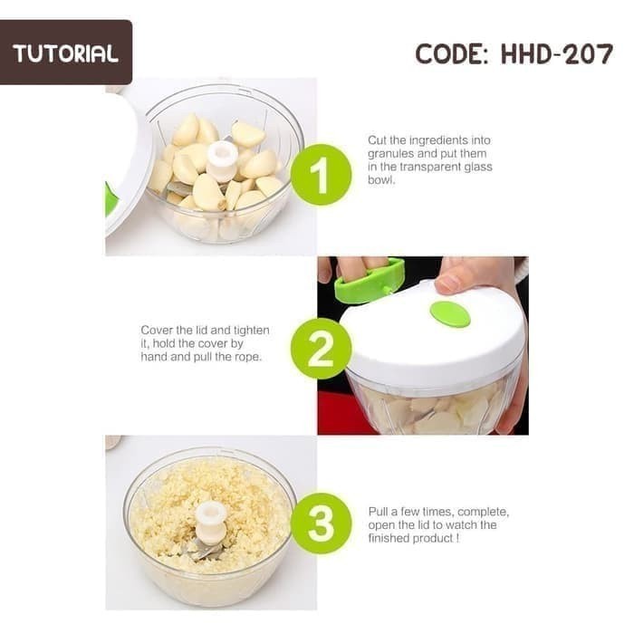RUSHEM CUTTING / BLENDER MINI MANUAL MULTIFUNGSI