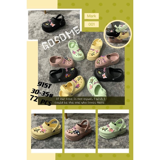 SANDAL BAIM BAPAO WANITA KARET EMPUK GOSOME 915T