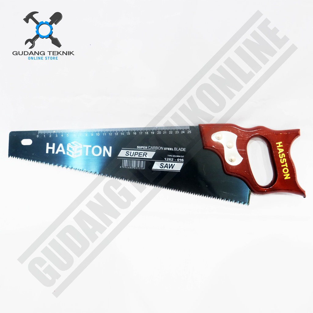 Gergaji Kayu Tangan 16&quot; HASSTON PROHEX 1262-016 / Gergaji Manual Pemotong Kayu 16 Inch 1262 016 HASSTON PROHEX