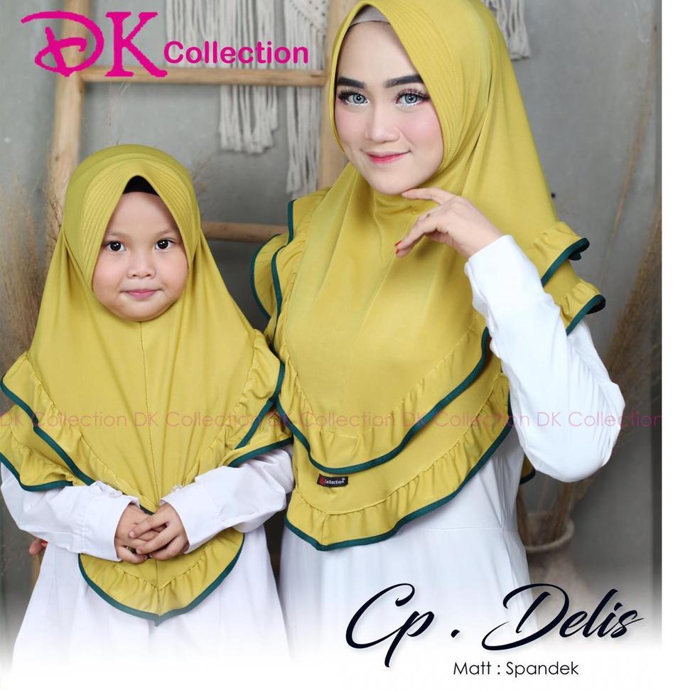 {PYA.21De22ˣ} HIJAB COUPLE DELIS / JIBAB COUPLE IBU DAN ANAK ORI DK