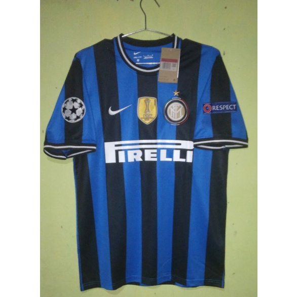 Jersey Inter Milan Home 2010 Full Patch UCL