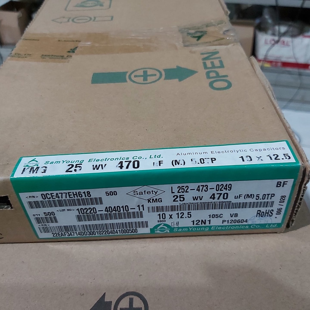 ELCO 470uf 25v ORIGINAL SAMWHA