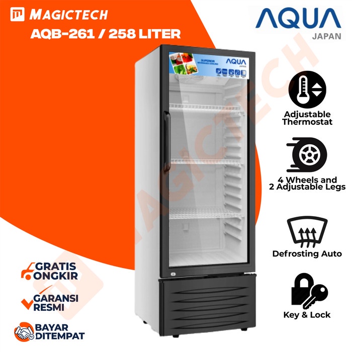 SHOWCASE AQUA AQB-261 258 LITER - 4 RAK