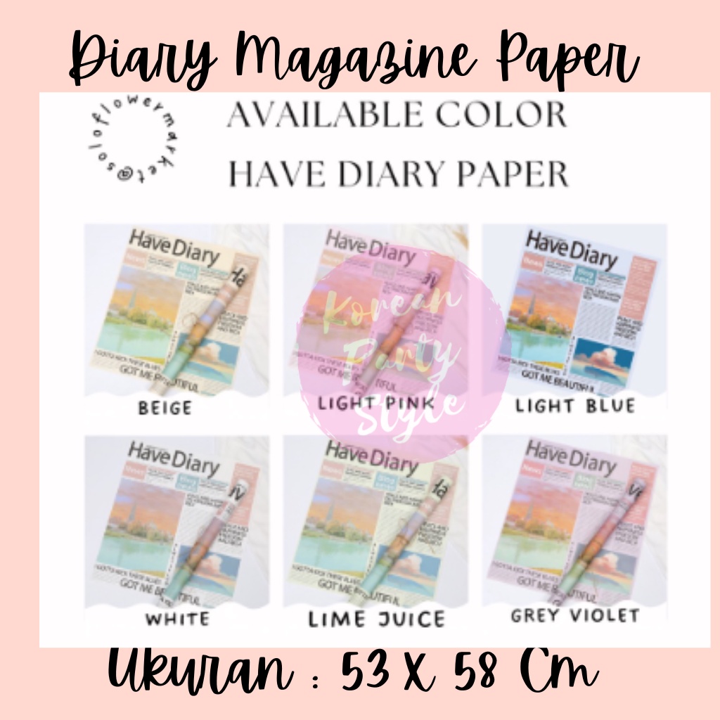 

KOREAN DIARY FLOWER WRAPPING KERTAS POSTER MAGAZINE PAPER CRAFT KRAFT ESTETIK KORAN KOREA BUNGA FLOWER MAJALAH PHOTOGRAPHY AESTHETIC MAGAZINE PEMBUNGKUS BUKET BOUQUET FLOWER WRAP