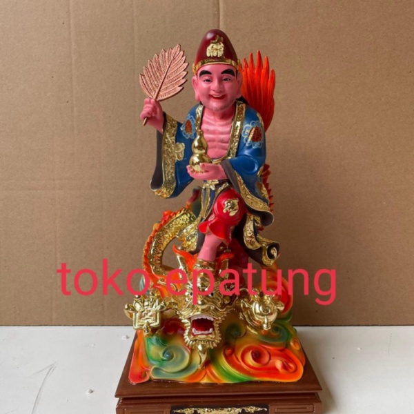 

Promo limited stock patung dewa cikung / chi kung / chikung naga - fiber - Berkualitas