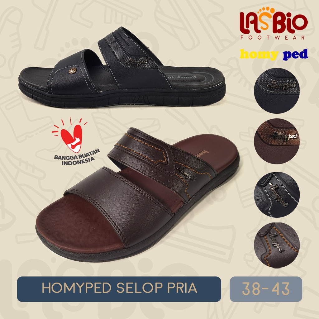 Homyped Sandal Selop Kasual Pria Dewasa