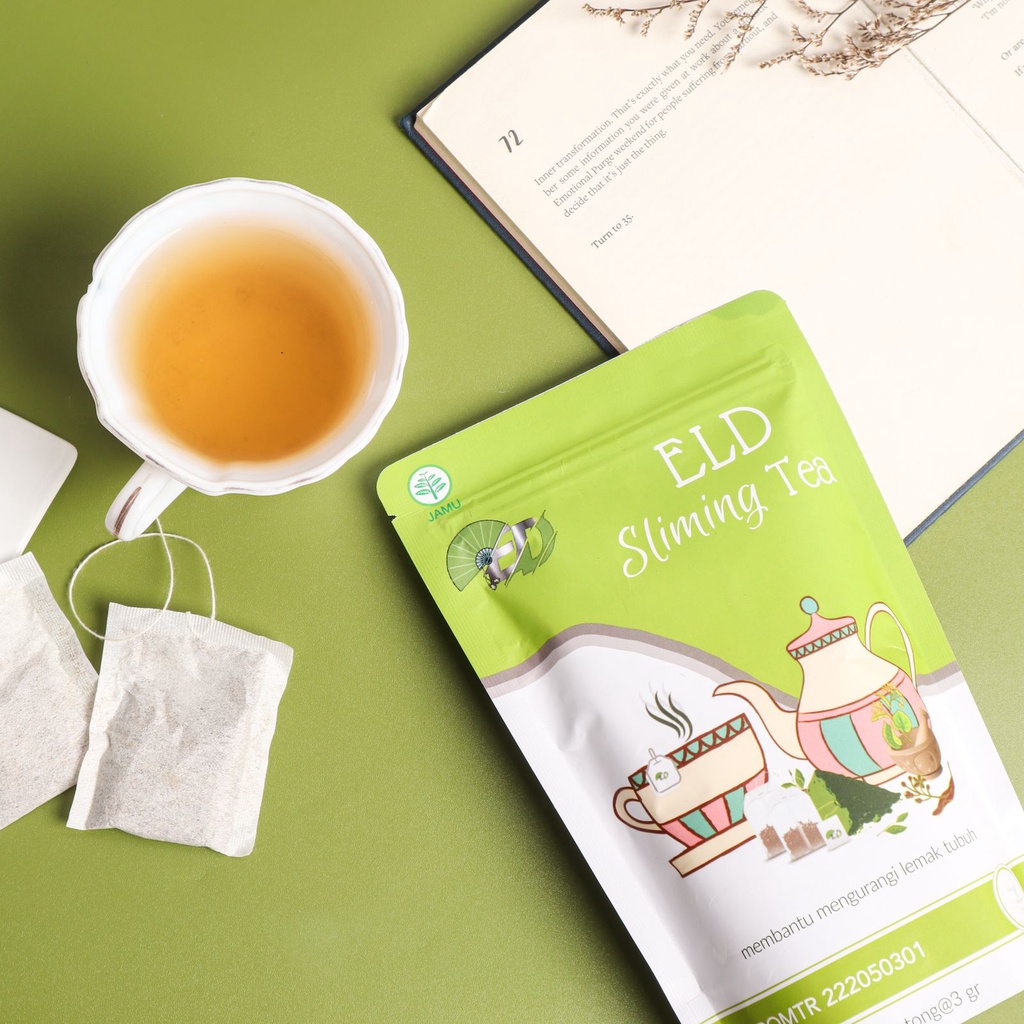 TEH DIET DETOKS | ELD Sliming Tea | Suplemen pelangsing herbal | Makanan diet