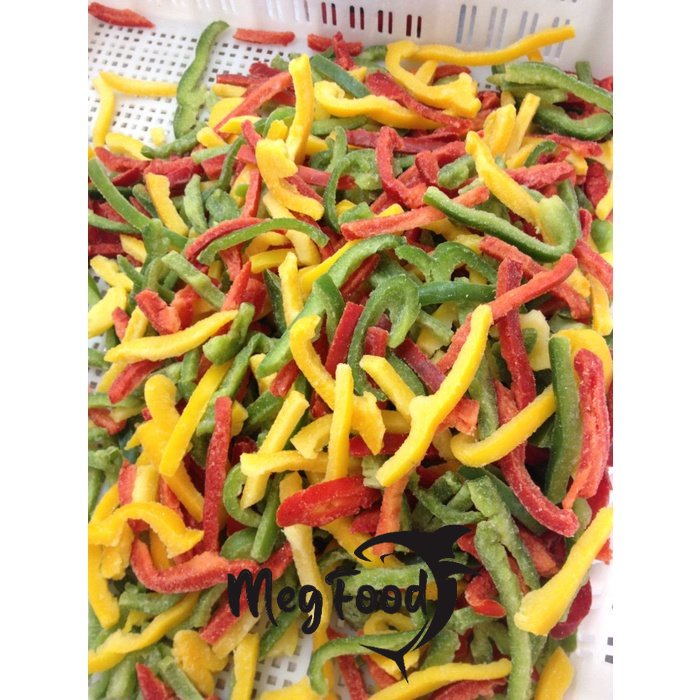 Mixed Pepper Slice / Paprika Slice Frozen - 1 Kg