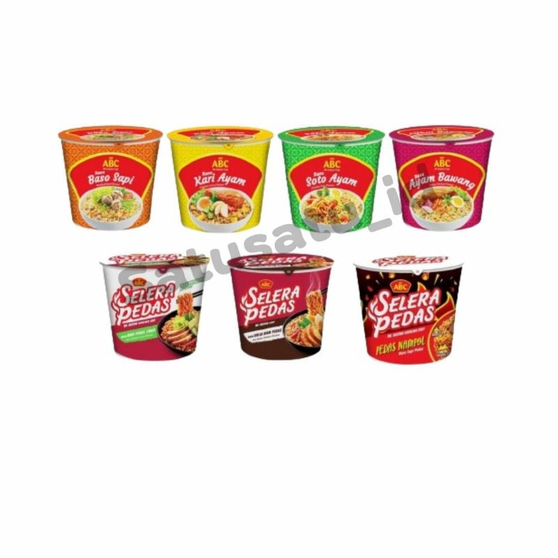 

Mie ABC Selera Pedas Cup All Variant