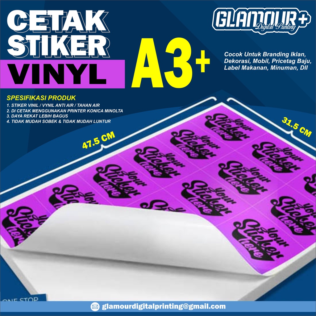 

Cetak Stiker Vynil Custom