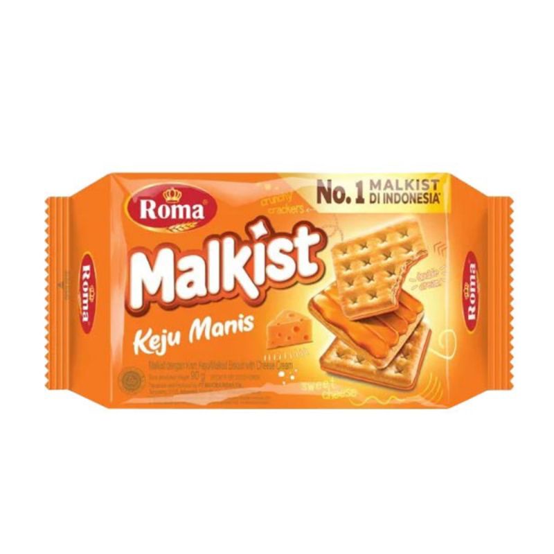 

Roma Malkist Keju Manis 90gr