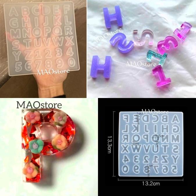 MAOSTORE CETAKAN HURUF BESAR CETAKAN RESIN CETAKAN ALPHABET S
