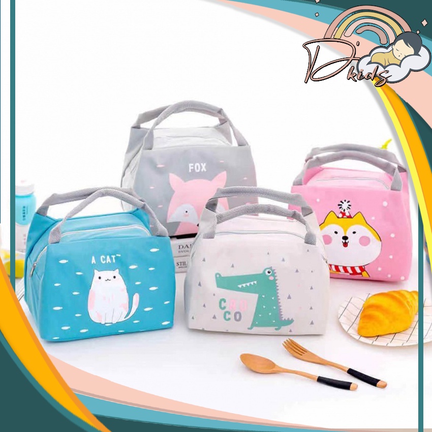 ❤️ 𝐃𝐤𝐢𝐝𝐬 ❤️ TB002 Cooler Bag Asi / Cooler Box / Tas Bekal Makanan Karakter / Lunch Bag | Cooler Bag Mini Bayi / Baby