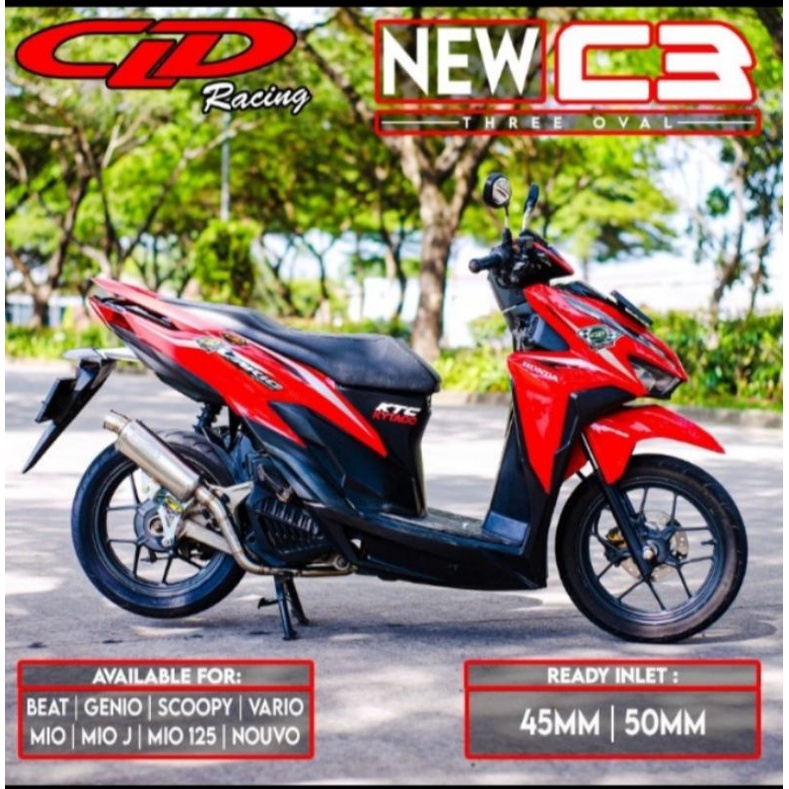 Knalpot CLD Racing New C3 Vario 125/Vario 150