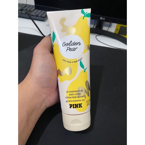 VS Victoria's Secret Pink Golden Pear 24 Hour Moisture Body Lotion 236ml Original Store SALE
