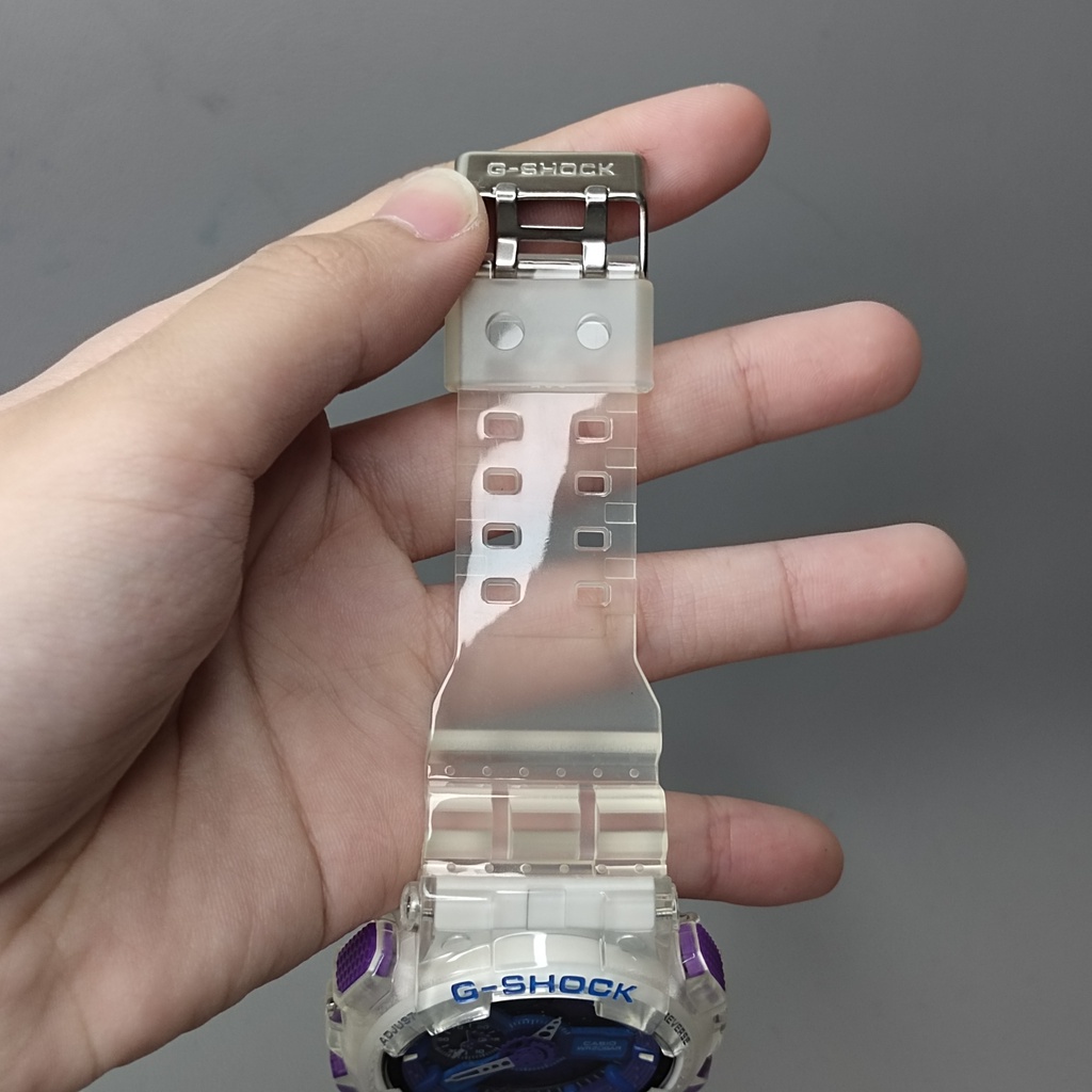 Jam Tangan Pria Casio G-Shock GA110 (Transparent Blue)