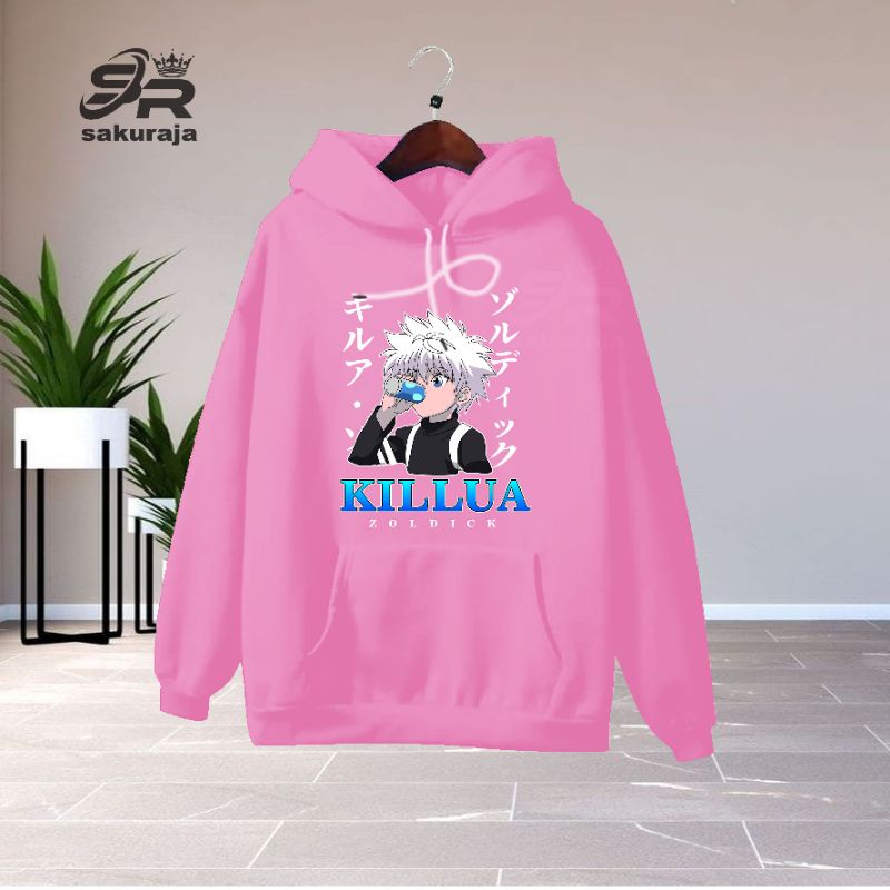 sweater hoodie anak anime HUNTER X KILLUA ZOLDYCK/umur 3-16 tahun/model kekinian