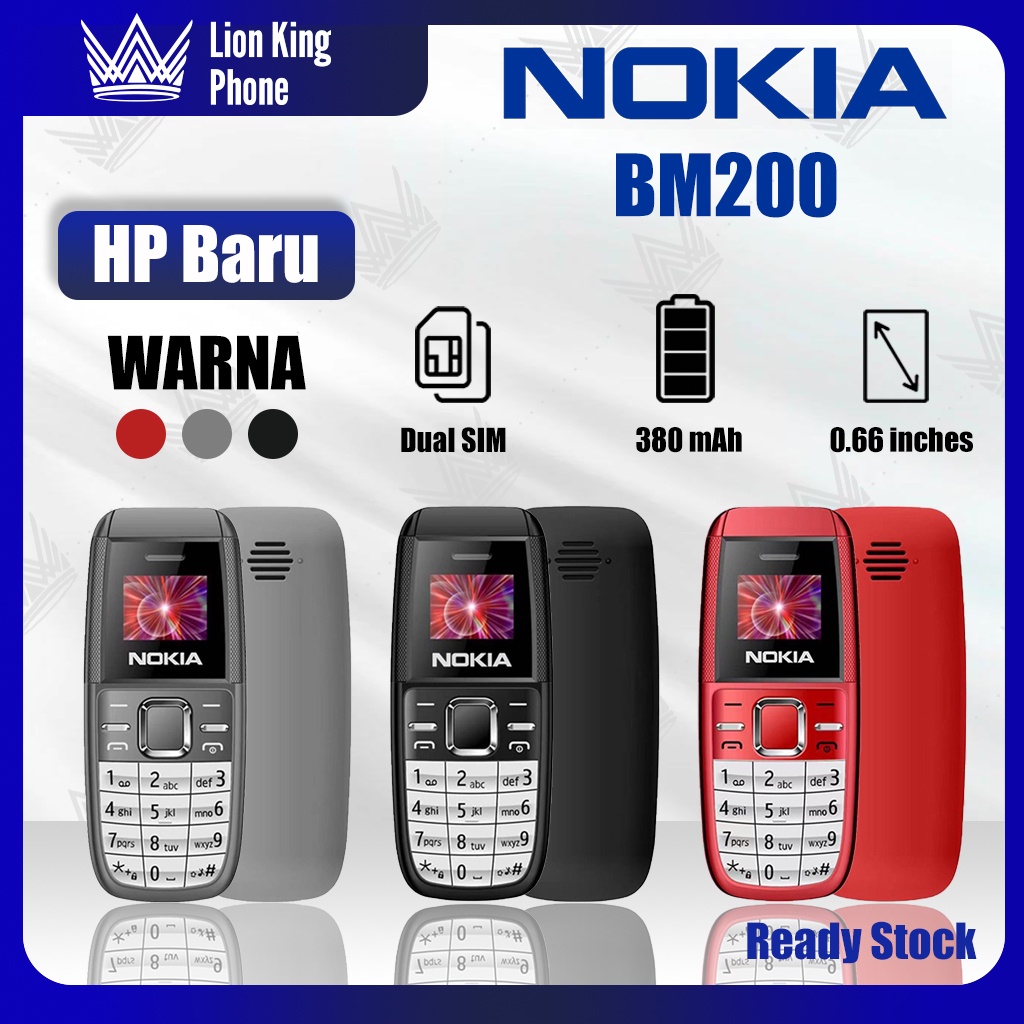 Nokia BM200 HP NOKI A 105 2017 Mini DUAL SIM Bisa Bahasa Indonesia