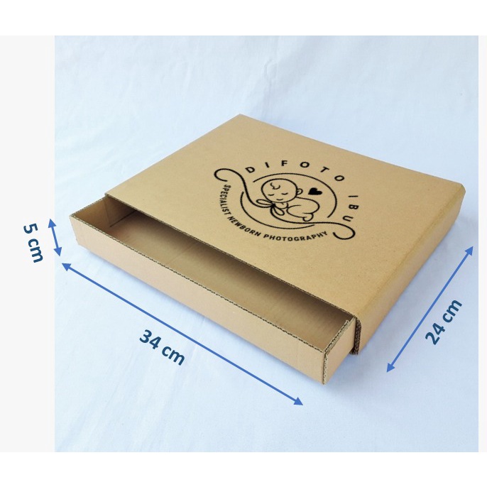 

SH WA 8808 Kardus Box Slide Custom Size Sablon Dus Packing Kemasan Produk