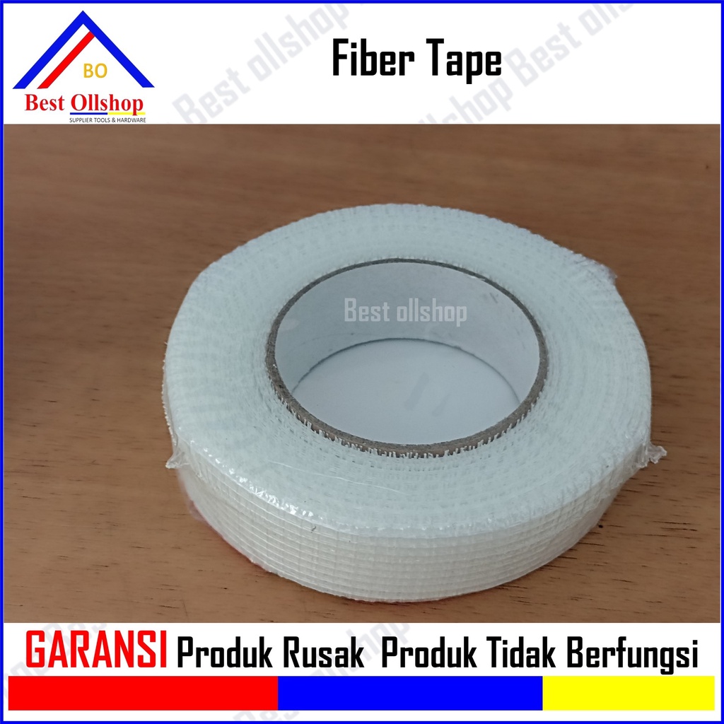 Lakban Kasa Lem Perban Gypsum Fiber / Perban Plafon Gipsum / Perban Gypsum Lem 30mm x 40mtr / Kasa Gypsum