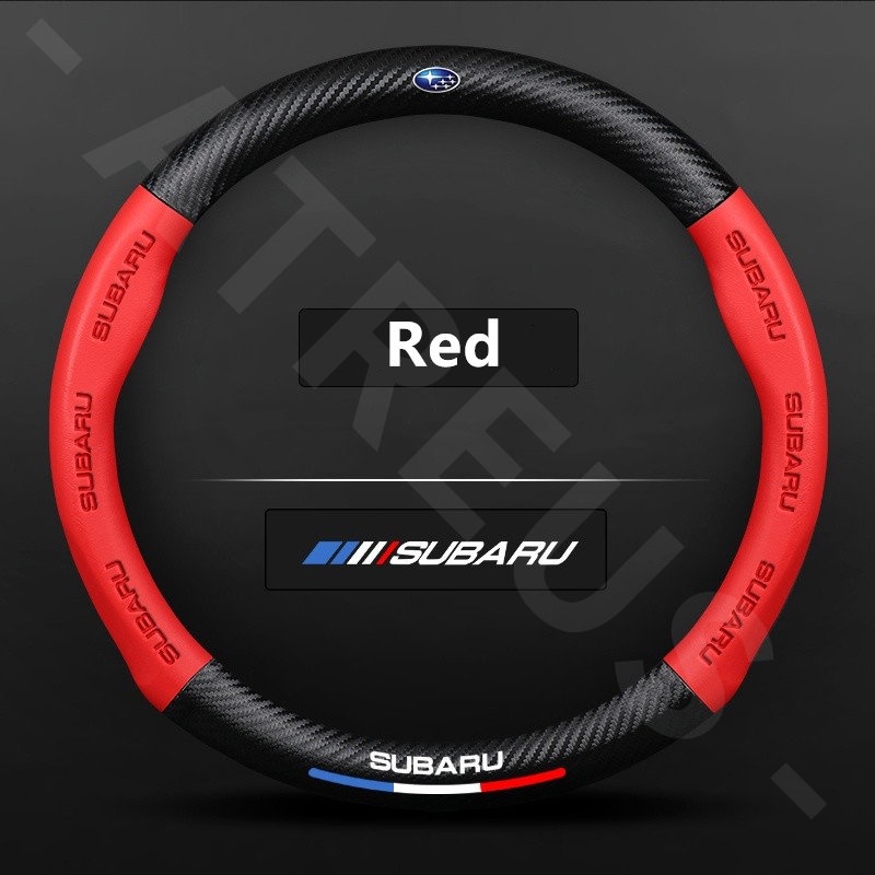 Subaru Sarung Setir Mobil Untuk Forester sk XV Impreza wrx sti Pedalaman Auto Steering Wheel Cover Pelindung Kemudi Interior Mobil Logo Printing 3D