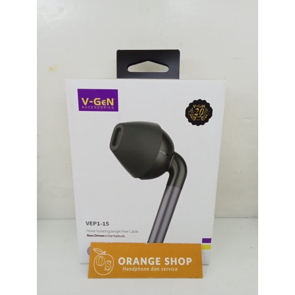 EARPHONE/HEADSET V-GEN VEP1-15