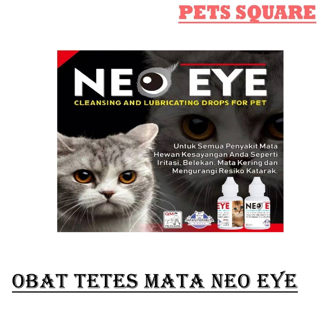 NEO EYE 10ml Obat tetes mata Kucing &amp; Anjing (belekan/bernanah/iritasi/dll)