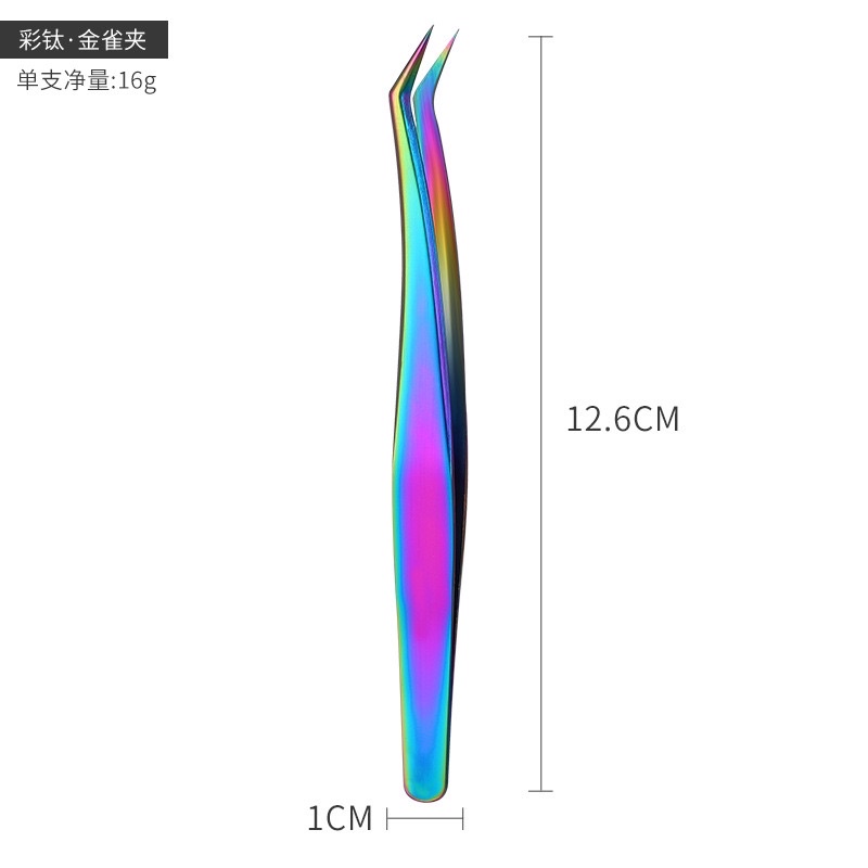 False Eyelash Tweezers For Fake Eyelashes Extensions Individual Curved Strip Lashes Eyebrow Hair Clip Tongs Nail Art Makeup Tool