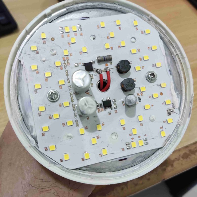 LED PCB 50W Putih Terang Mesin Lampu T Bulb 50 watt AC 220 - 240 V