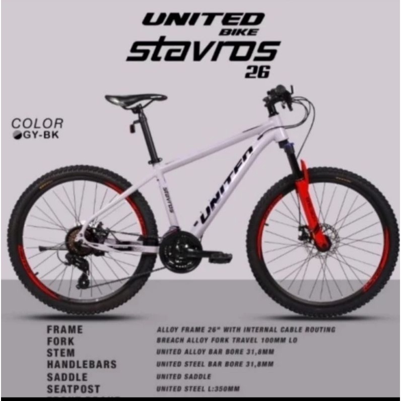 Promo Sepeda Gunung United Stavros 26 inch