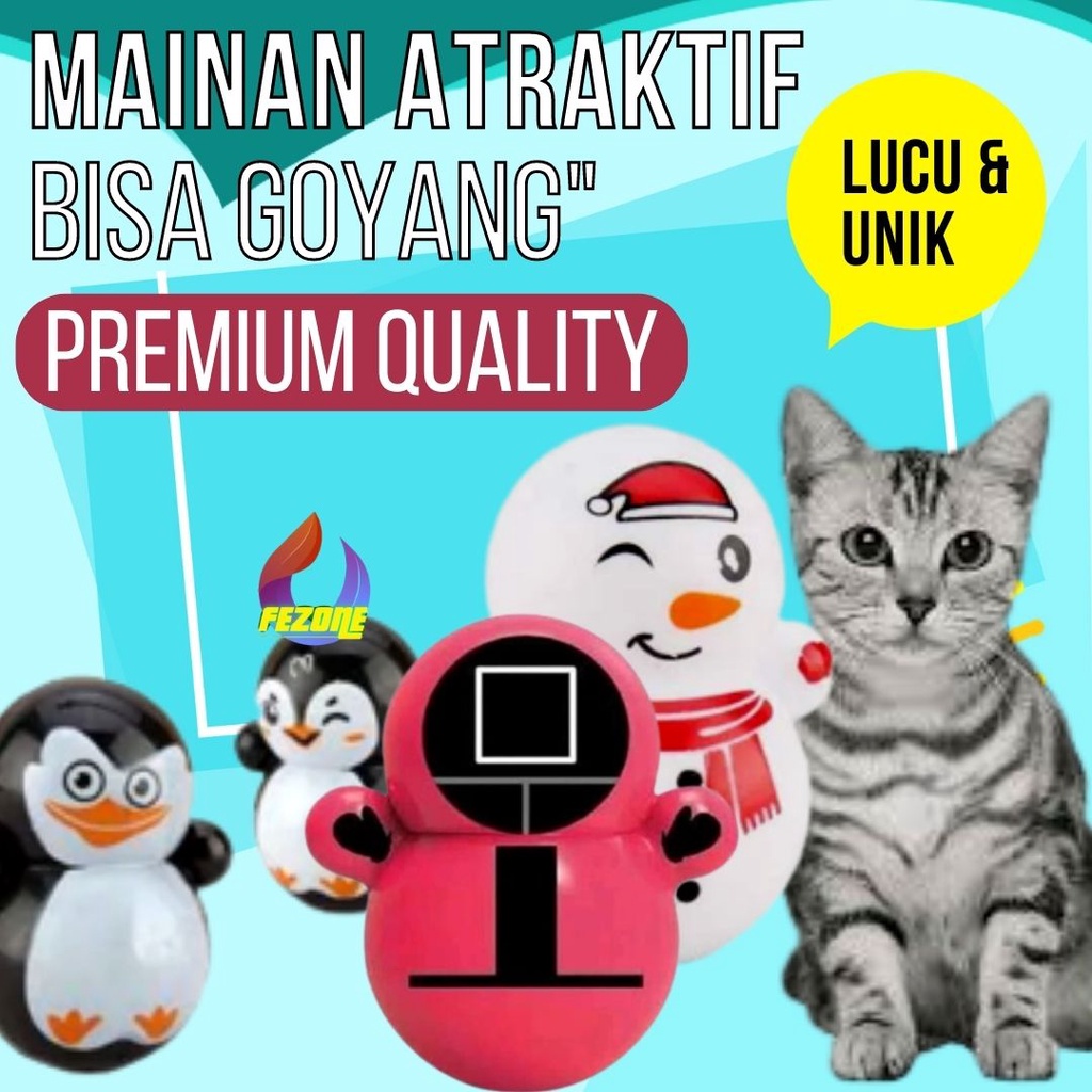 MAINAN KUCING SQUID GAME BONEKA TUMBLER TOYS/ MAINAN MURAH GOYANG FEZONE