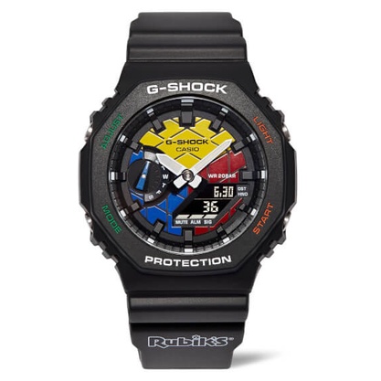 CASIO GSHOCK GA-2100-7A 5A 2A NEW COLOR DUALTIME ANALOG DIGITAL - BOX FULLSET