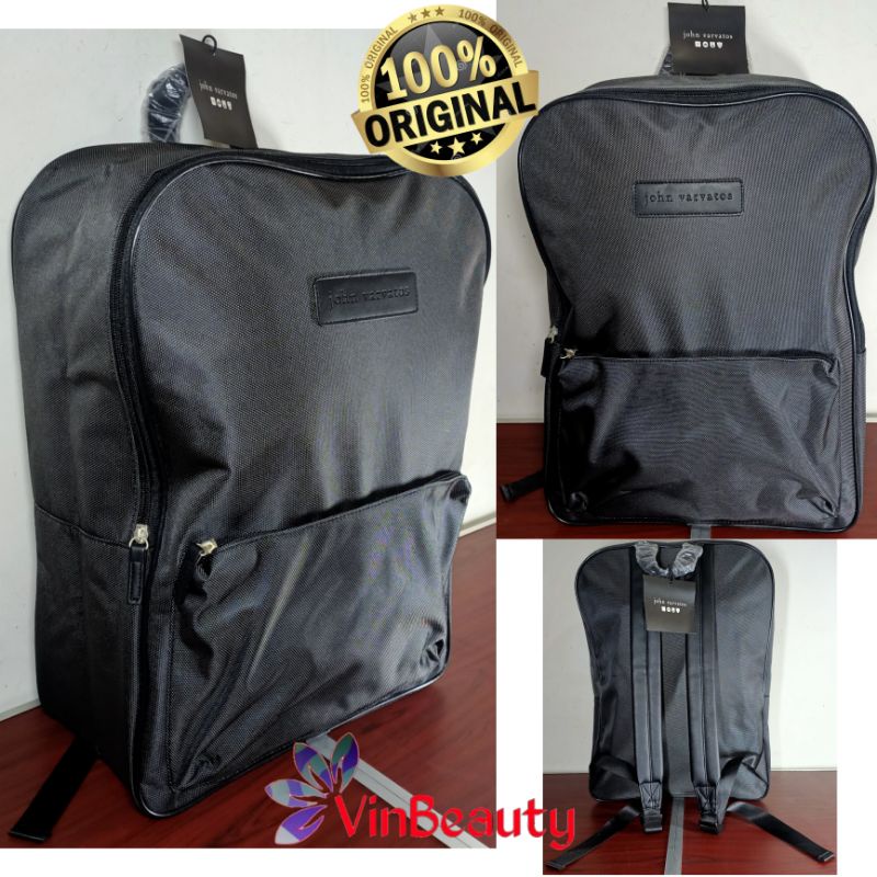 ORIGINAL BACKPACK JOHN VARVATOS BLACK / TAS RANSEL JOHN VARVATOS HITAM