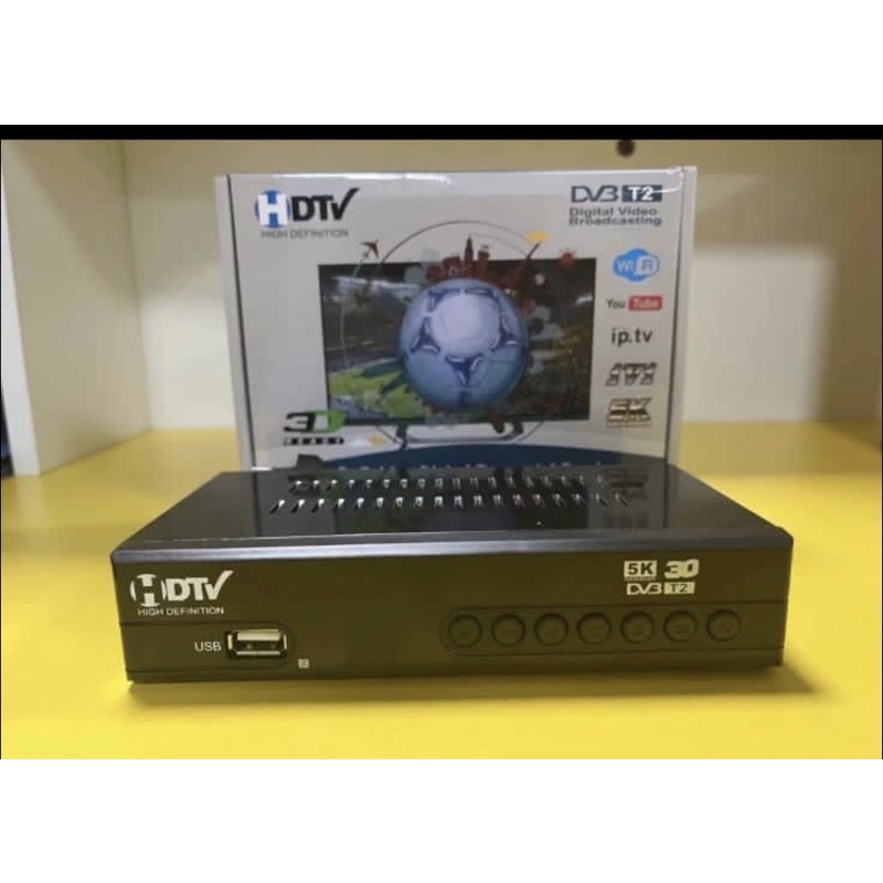 Set Top Box DVB-T2 Sogo Royal Receiver Penerima Siaran TV Digital HD STB Bisa Wifi Youtube Tiktok Digital TV