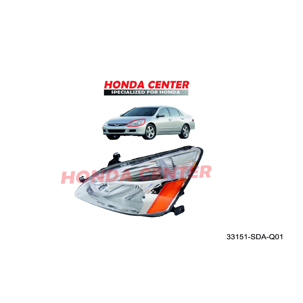 head lamp lampu depan accord cm5 2003 2004 2005 2006 2007
