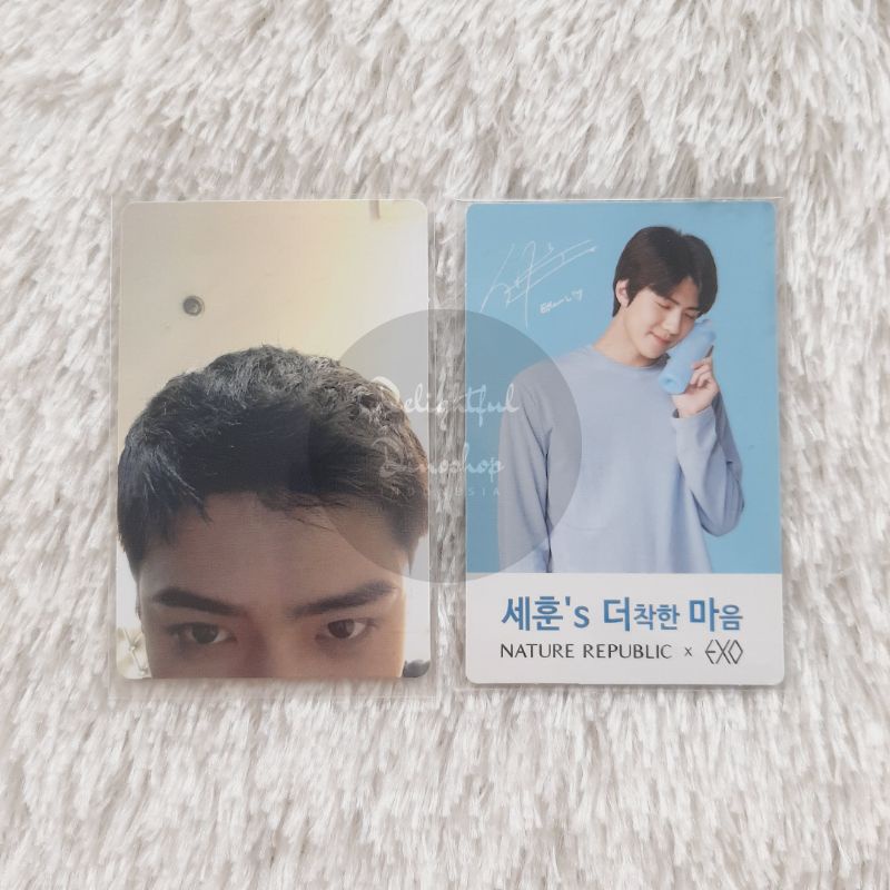 (READY STOCK) EXO 5TH ANNIVERSARY SUM PHOTOCARD SEHUN JIDAT FOREHEAD NATREP TONER