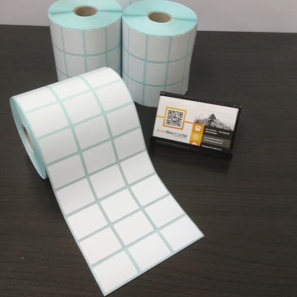 

❈®❈ Label Barcode 33 x 25 - 33x25 mm - 33x25mm ( 3 Line ) Kertas Sticker Semicoated