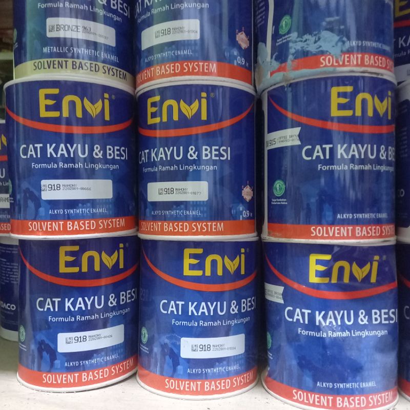 Cat Besi | Cat Kayu | Cat Minyak Envi 1 Kg