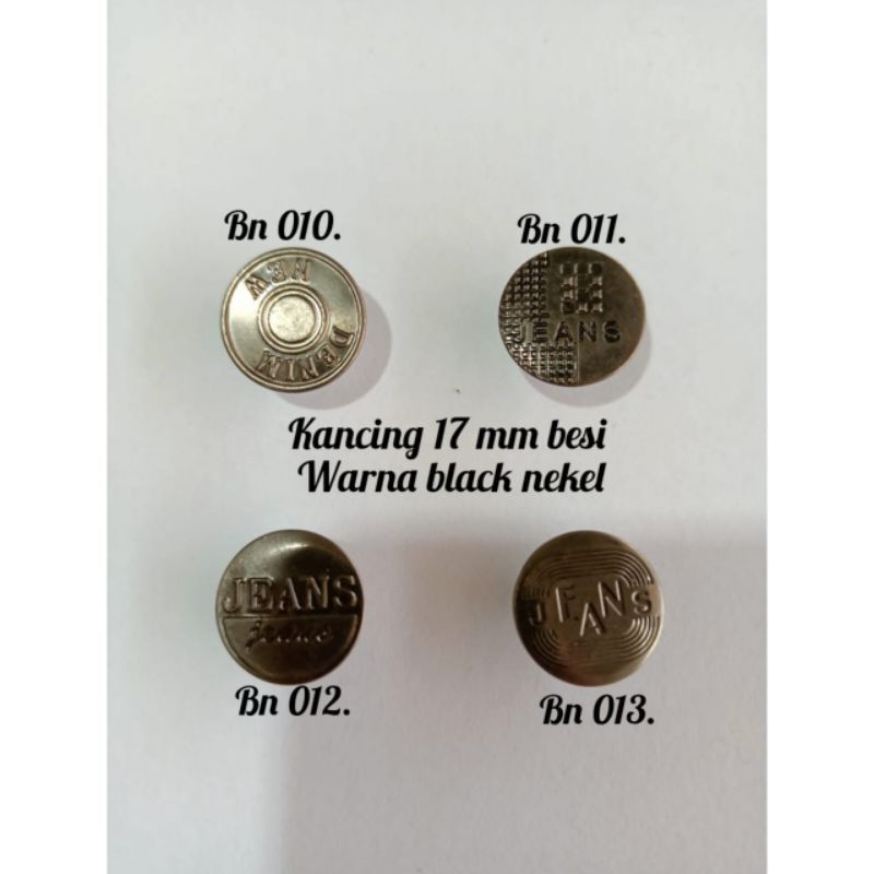 RB KANCING JEANS BESI 17 mm/1000 PCS