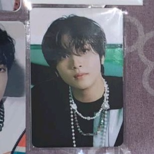 Photocard Set Heart Pendant Necklace Glitch Mode NCT DREAM mark renjun jeno jaemin haechan jisung ch