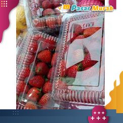 

BSM | TERMURAH Strawberry Segar per pack 250 gr / Buah Stroberi / Strawberry Segar | PASAR MURAH MEDAN