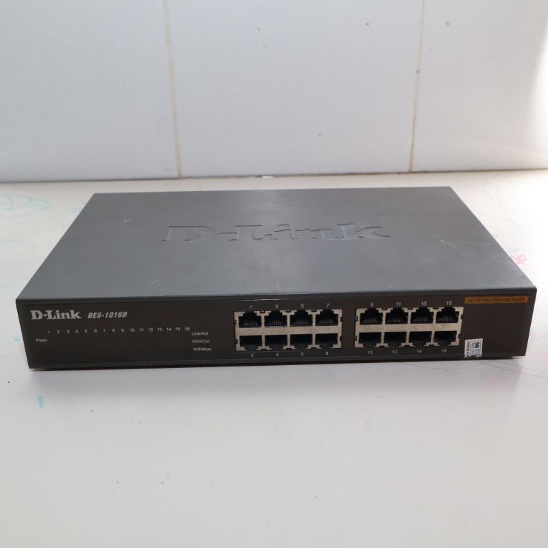 Dlink Switch 16 port 10/100 second