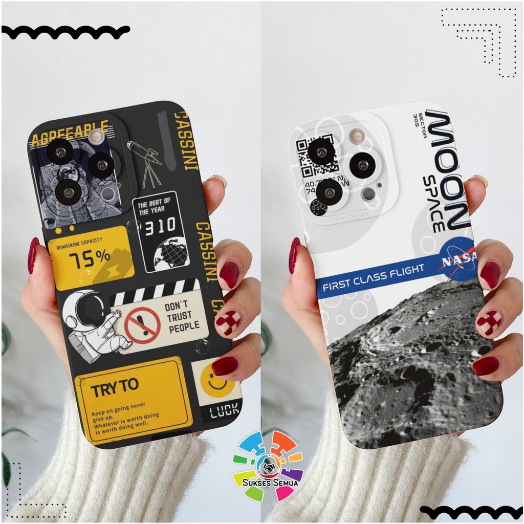 CUSTOM CASE SOFTCASE SILIKON PROCAMERA NASA CUSTOM OPPO REALME VIVO XIAOMI SAMSUNG INFINIX IPHONE FO